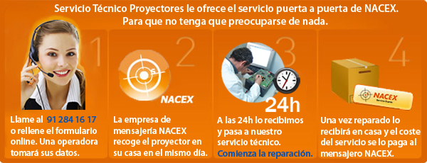 Servicio tecnico reparacion proyectores